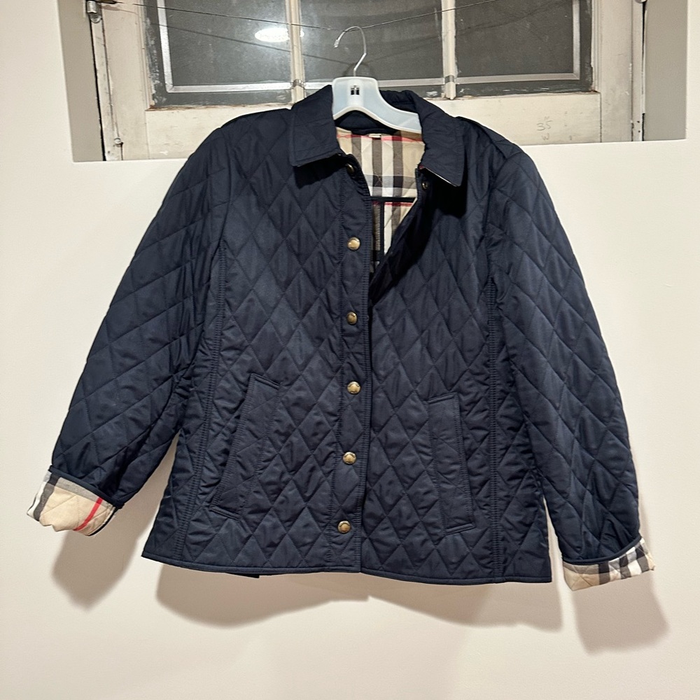 Burberry Brit new worn only once beautiful jacket navy blue